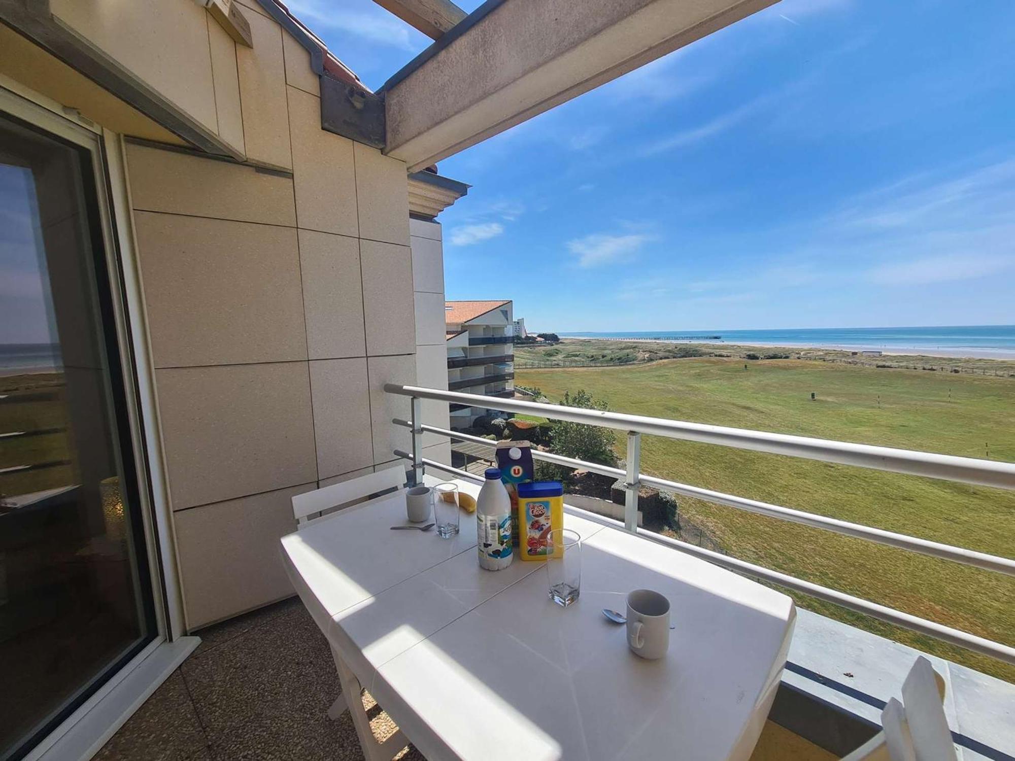 Appartement 2 Pieces/Cabine, Piscine, Parking, Bord De Mer - Saint Jean De Monts - Fr-1-224C-81 Bagian luar foto